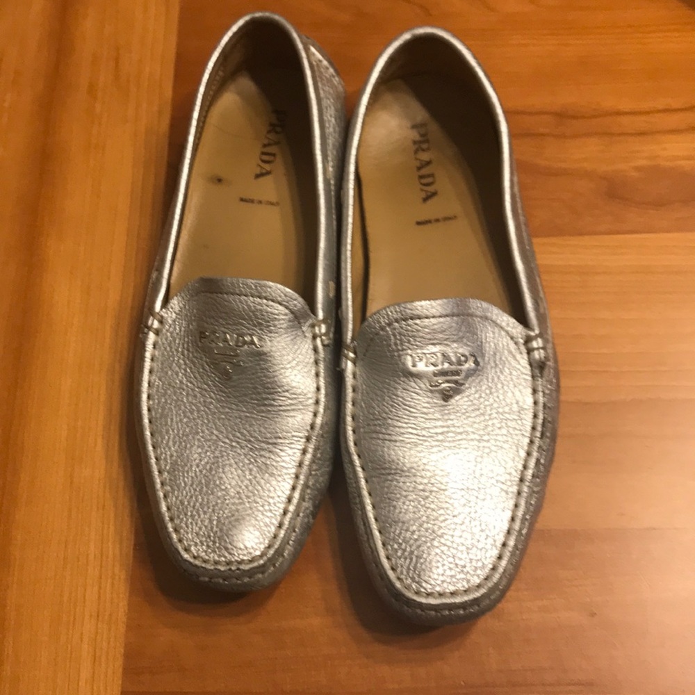 Authentic Prada loafers.